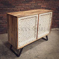 Classic Industrial Sideboard 2 door | Lucky Furniture & Handicrafts.
