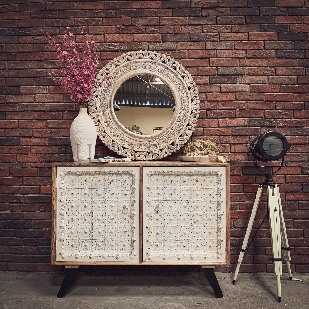 Classic Industrial Sideboard 2 door | Lucky Furniture & Handicrafts.