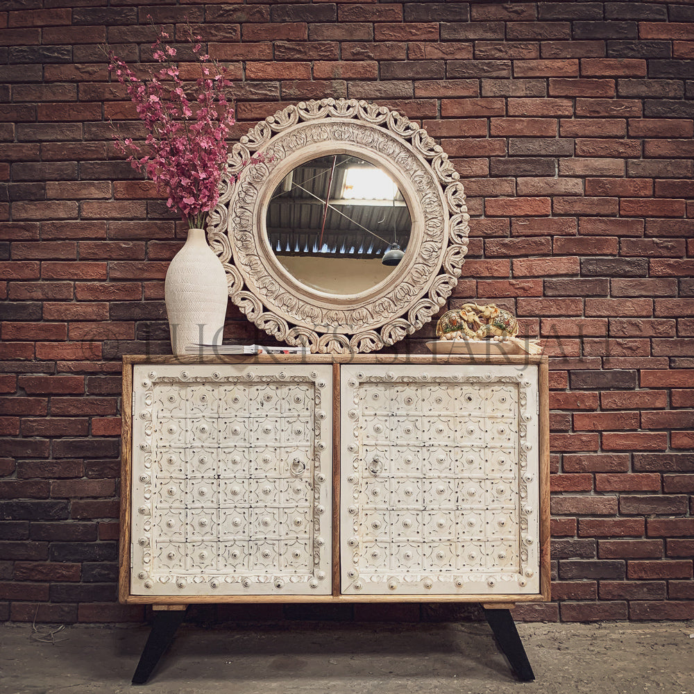 Classic Industrial Sideboard 2 door | Lucky Furniture & Handicrafts.