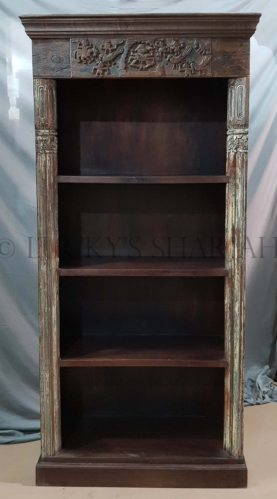 Vintage Carved bookshelf | Lucky Furniture & Handicrafts.