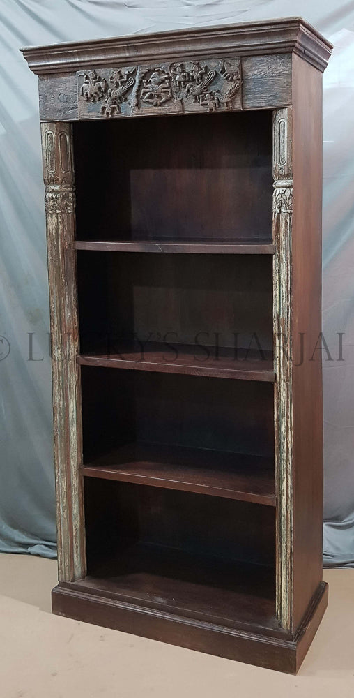 Vintage Carved bookshelf | Lucky Furniture & Handicrafts.