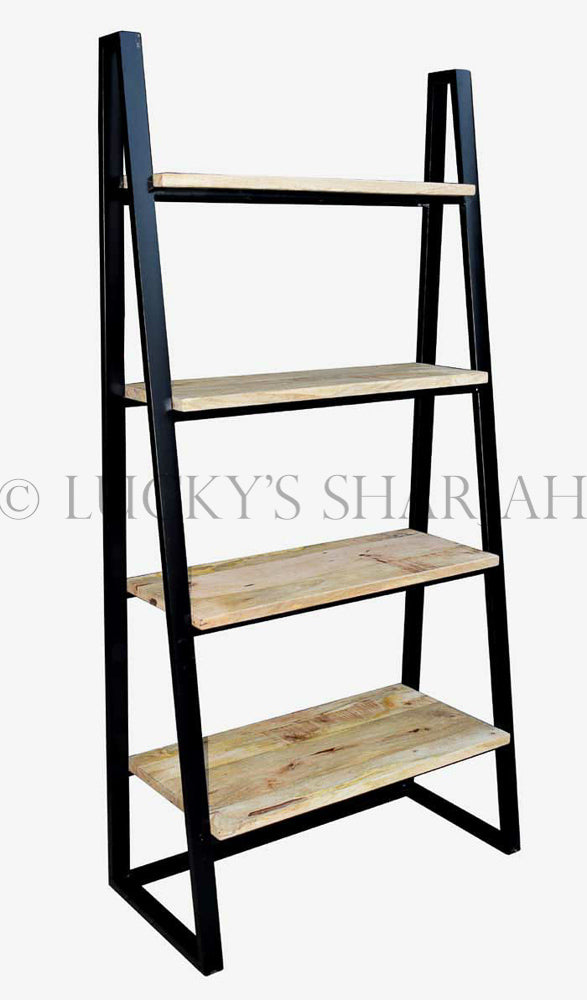 Leaning Style Ladder Bookshelf | Lucky Furniture & Handicrafts.