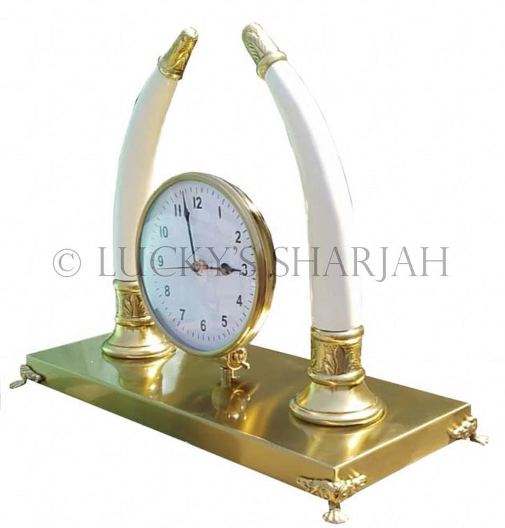 Antique Design Table Clock | Lucky Furniture & Handicrafts.