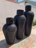 Black Metal Pot | Lucky Furniture & Handicrafts.
