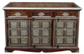 3 Draw Brass Sideboard | Lucky Furniture & Handicrafts.