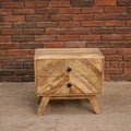 Herringbone Bedside | Lucky Furniture & Handicrafts.