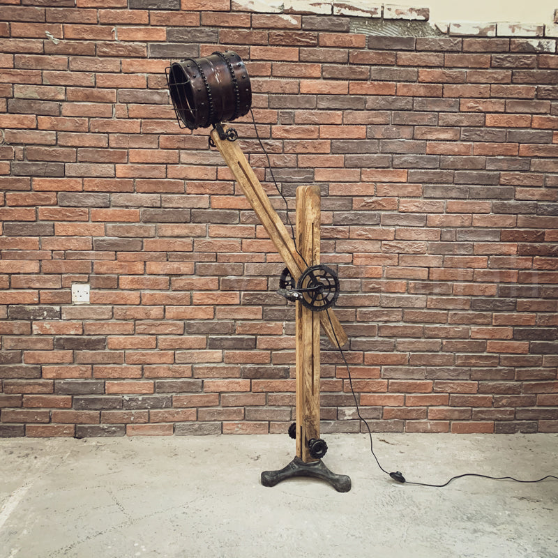 Versatile Industrial Tripod Floor Lamp | Lucky Furniture & Handicrafts.