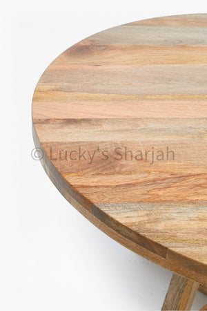 Wooden Legs Mango wood table | Lucky Furniture & Handicrafts.
