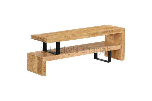Adjustable Mango wood TV Stand | Lucky Furniture & Handicrafts.
