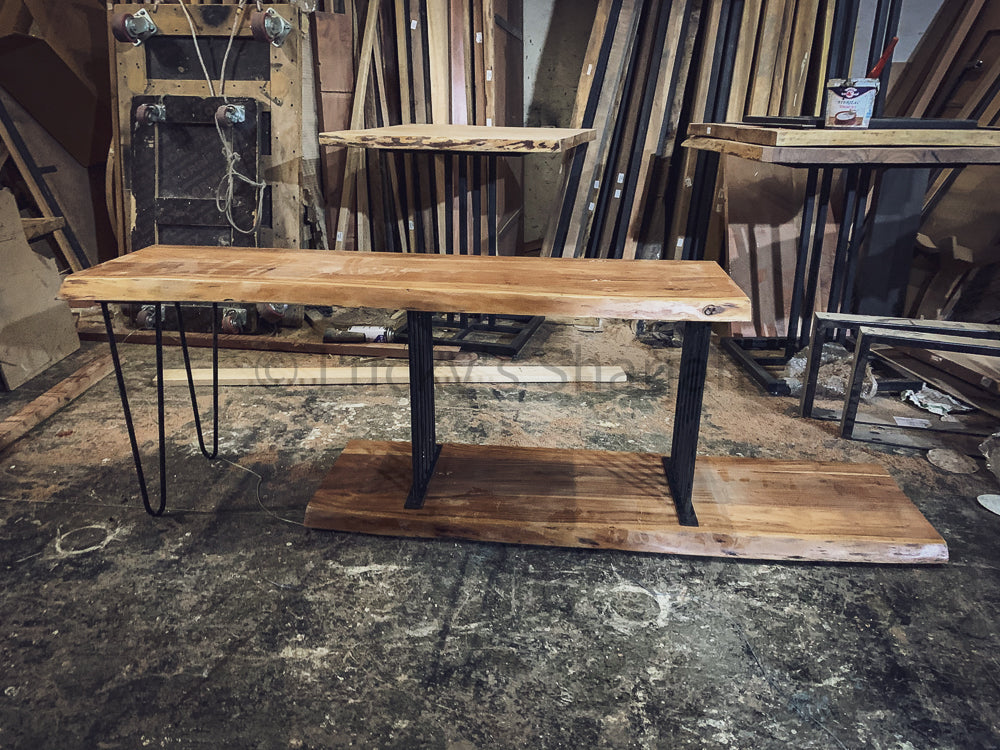 Minimalist Live edge Tv Stand | Lucky Furniture & Handicrafts.