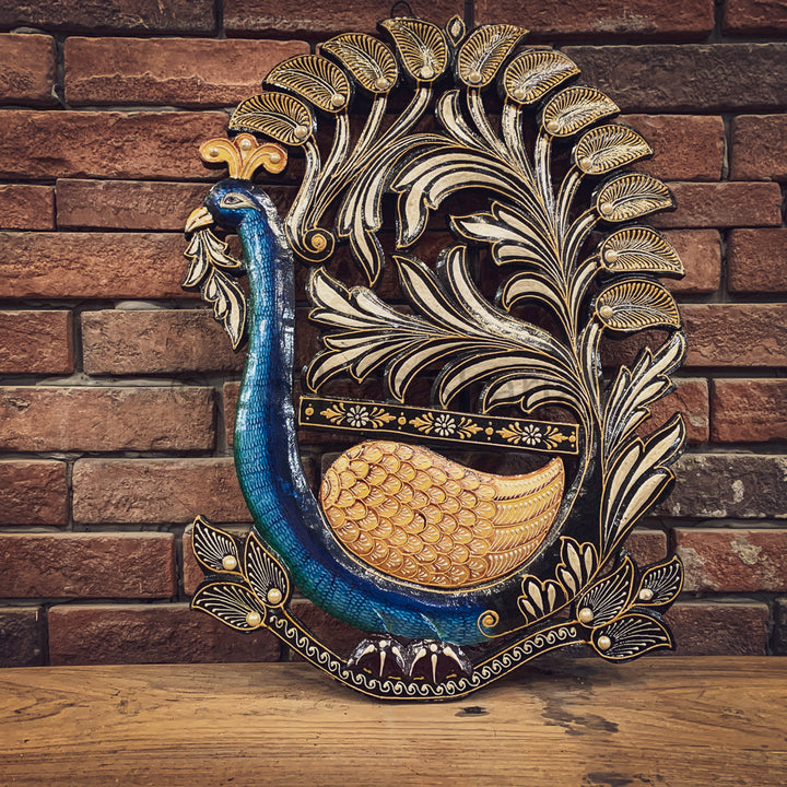 Peacock Wall decor Panel | Lucky Furniture & Handicrafts.