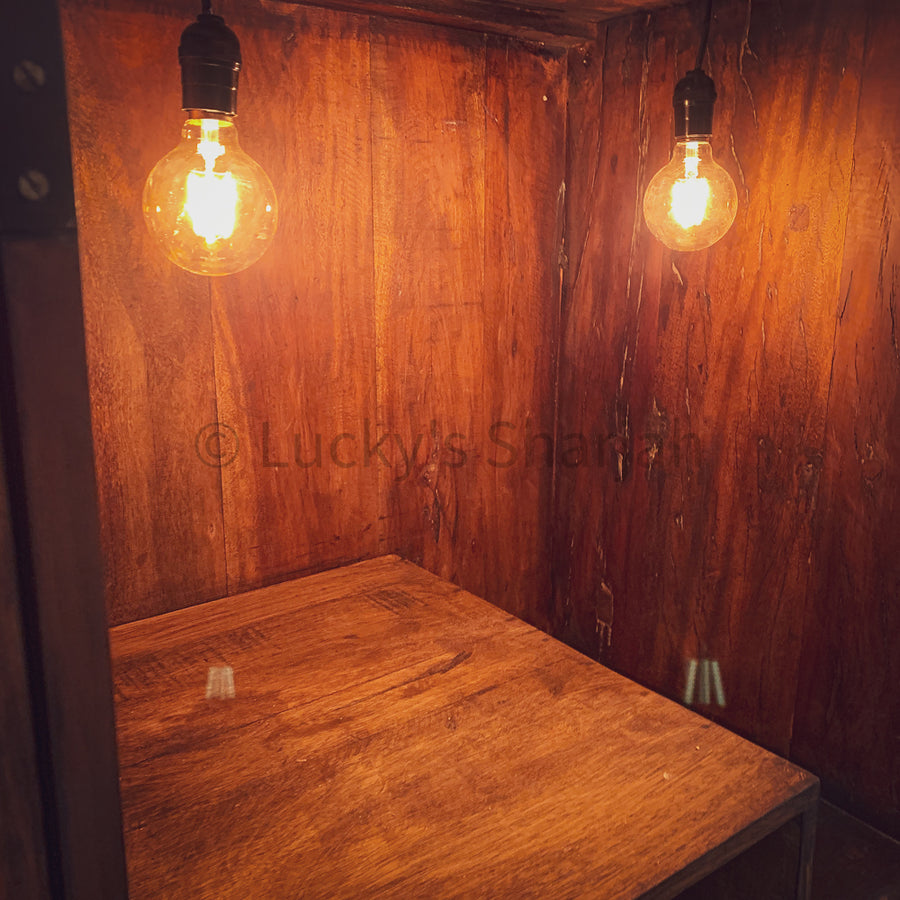 Vintage Shutter Design Coffee Station Bar | Lucky Furniture & Handicrafts.