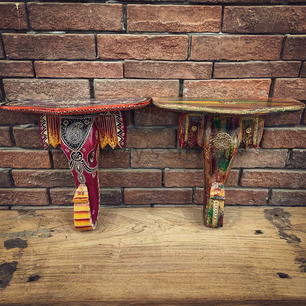 Elephant wall decor shelf | Lucky Furniture & Handicrafts.