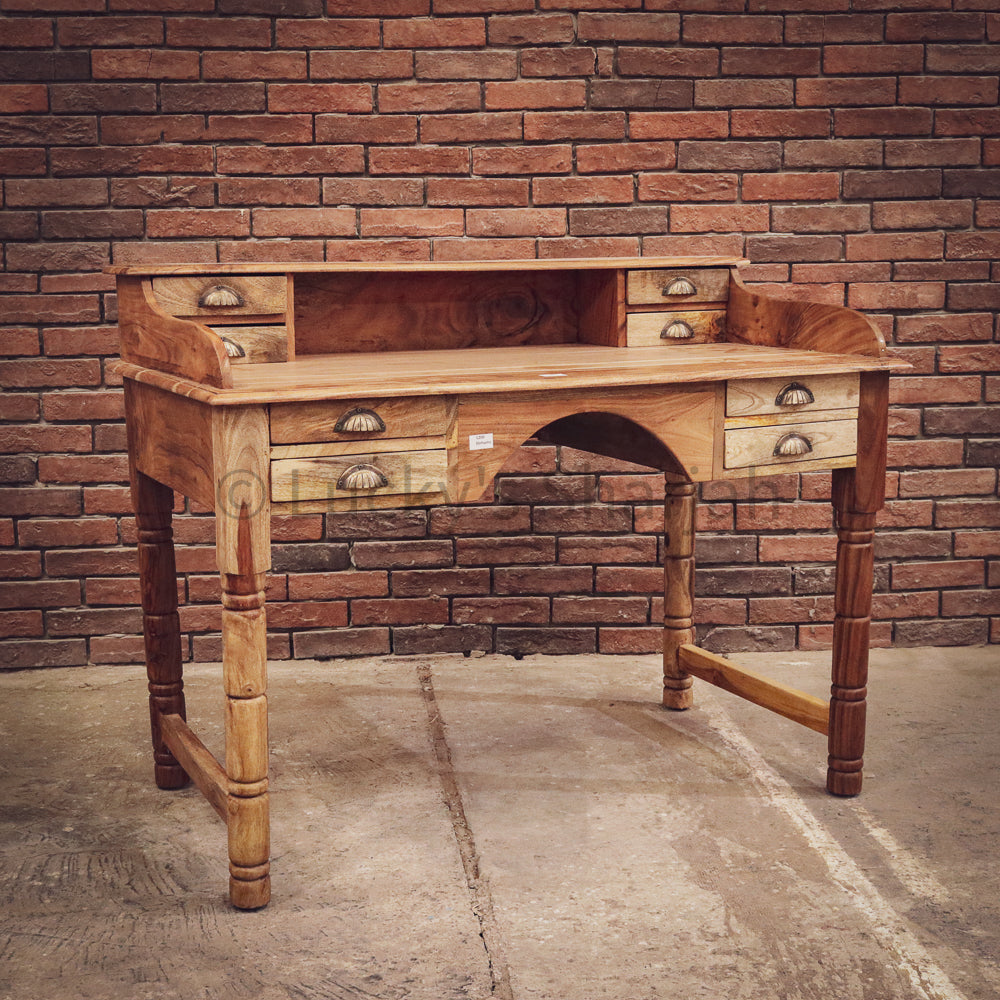 Classic 8 draw Desk | Lucky Furniture & Handicrafts.