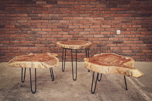 Live Edge Log tables | Lucky Furniture & Handicrafts.