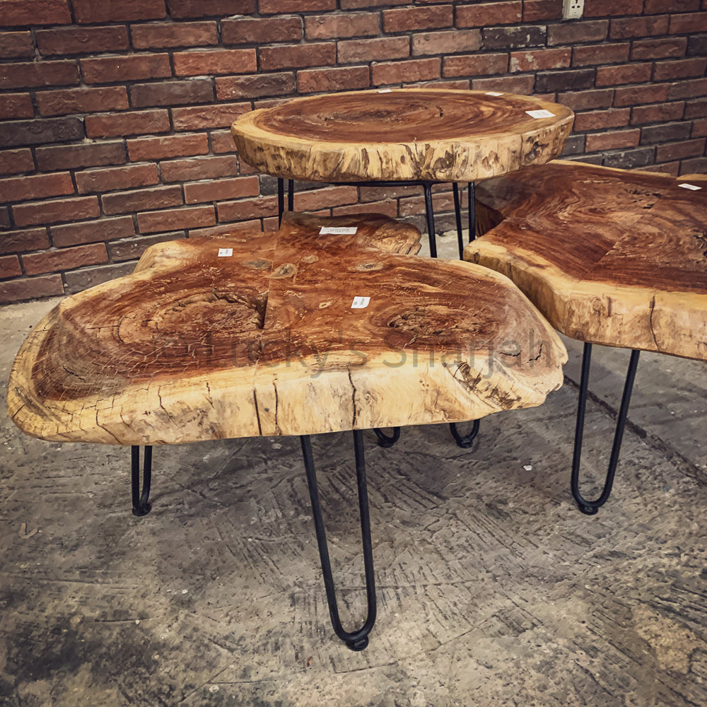 Live Edge Log tables | Lucky Furniture & Handicrafts.