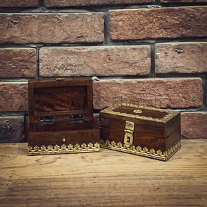 Brass inlay accessory box | Lucky Furniture & Handicrafts.