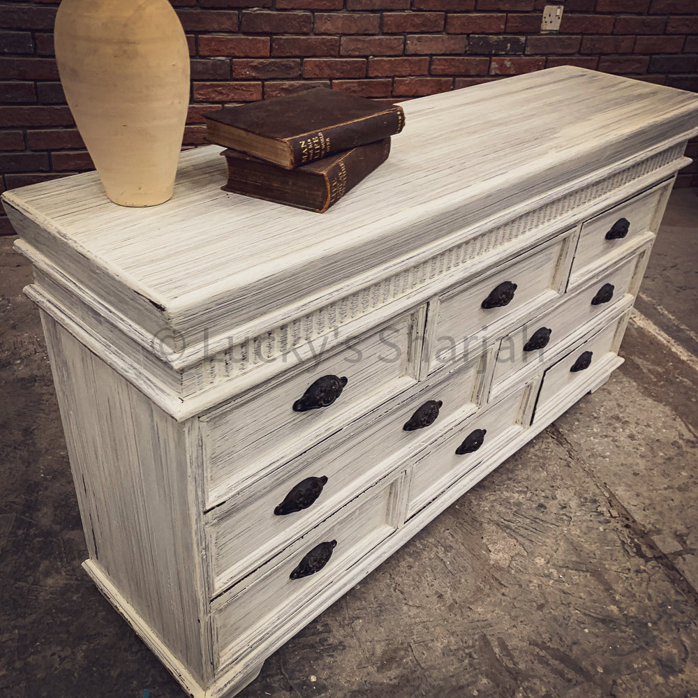 Vintage Postmaster Organization Drawchest | Lucky Furniture & Handicrafts.