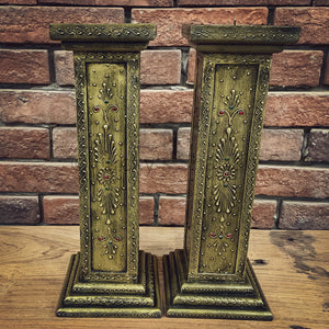 Brass candle stand | Lucky Furniture & Handicrafts.