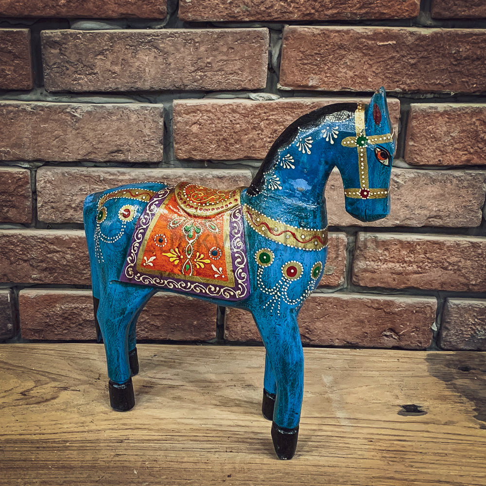 Handpainted horse decor | Lucky Furniture & Handicrafts.