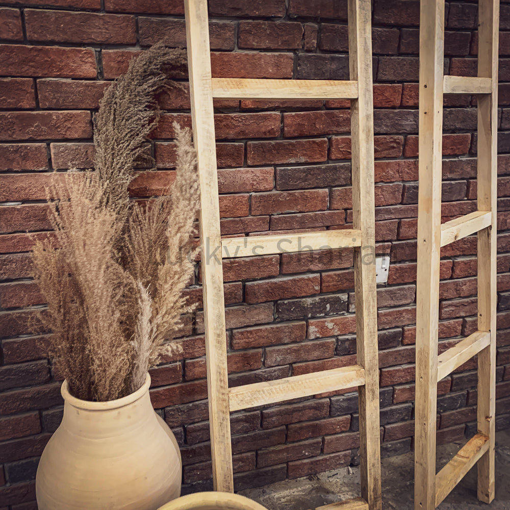 Simple decor wooden Ladder | Lucky Furniture & Handicrafts.