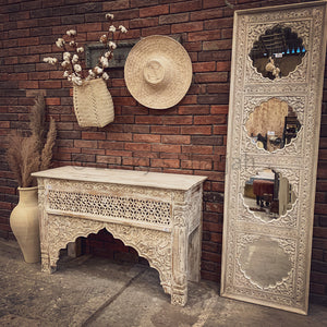 Mehrab design carved console | Lucky Furniture & Handicrafts.