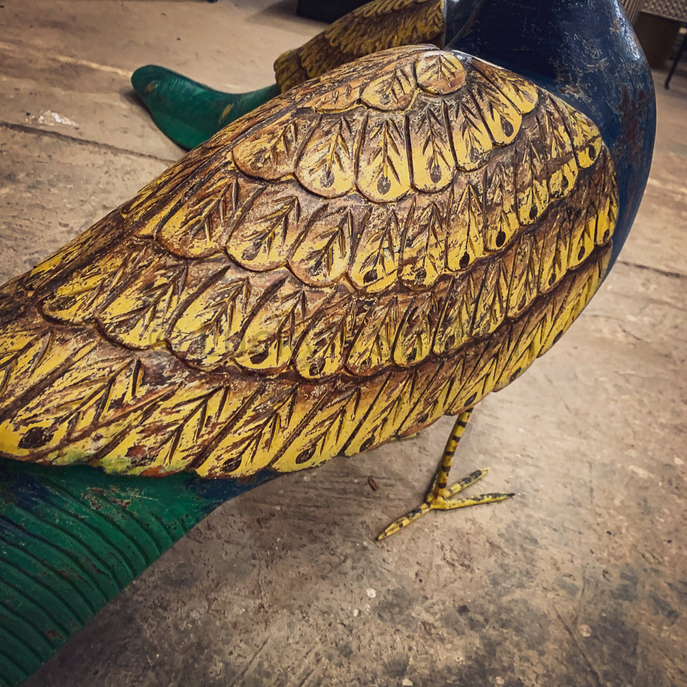 Carved Peacock | Lucky Furniture & Handicrafts.