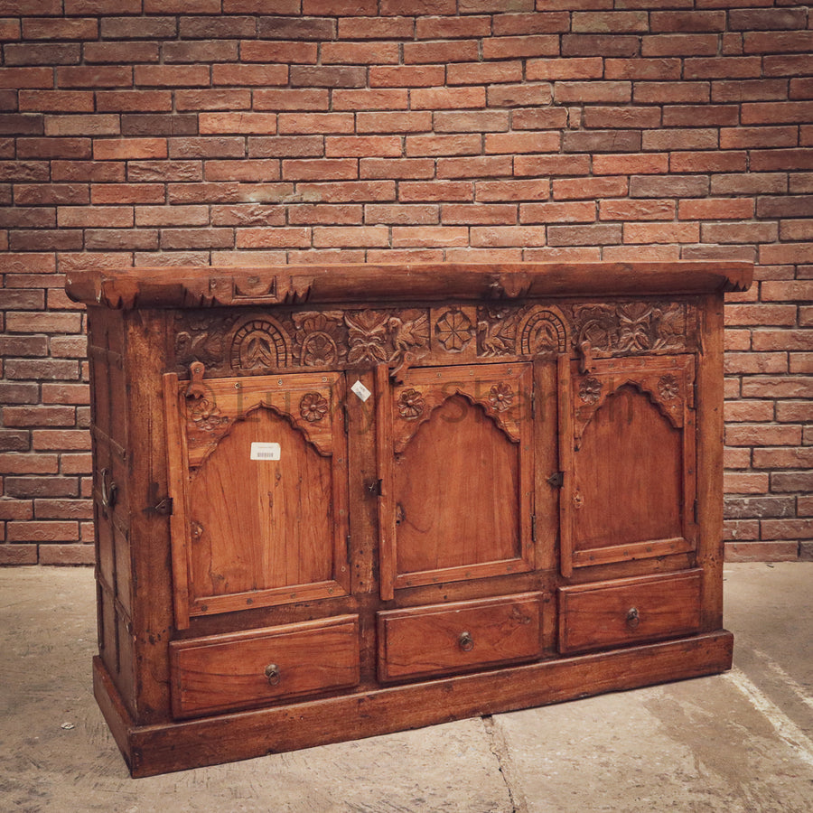 Teak wood vintage sideboard | Lucky Furniture & Handicrafts.