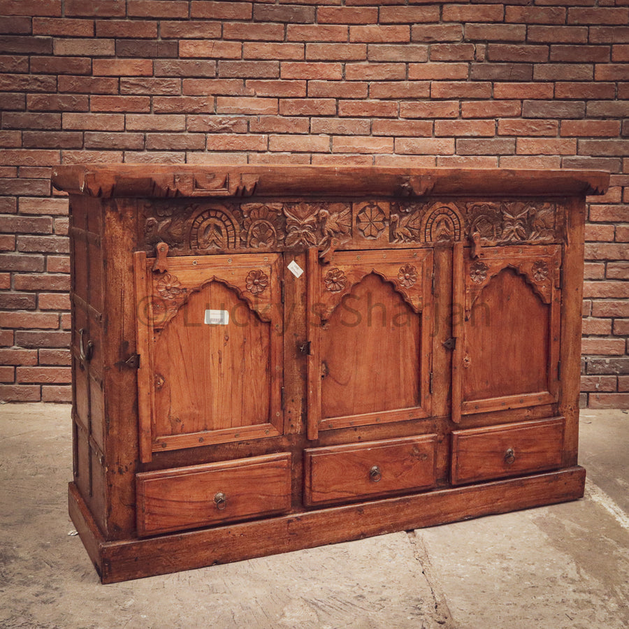 Teak wood vintage sideboard | Lucky Furniture & Handicrafts.