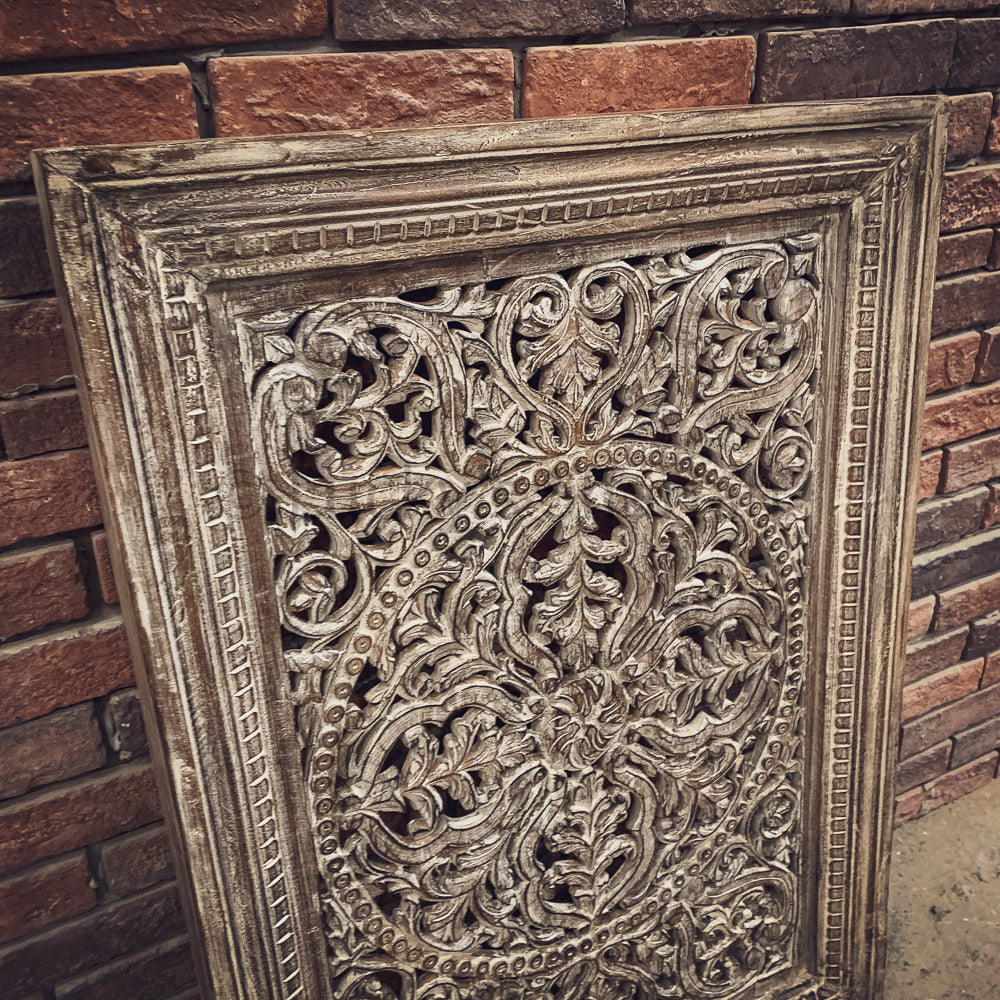 Carved Panel Floral | Lucky Furniture & Handicrafts.