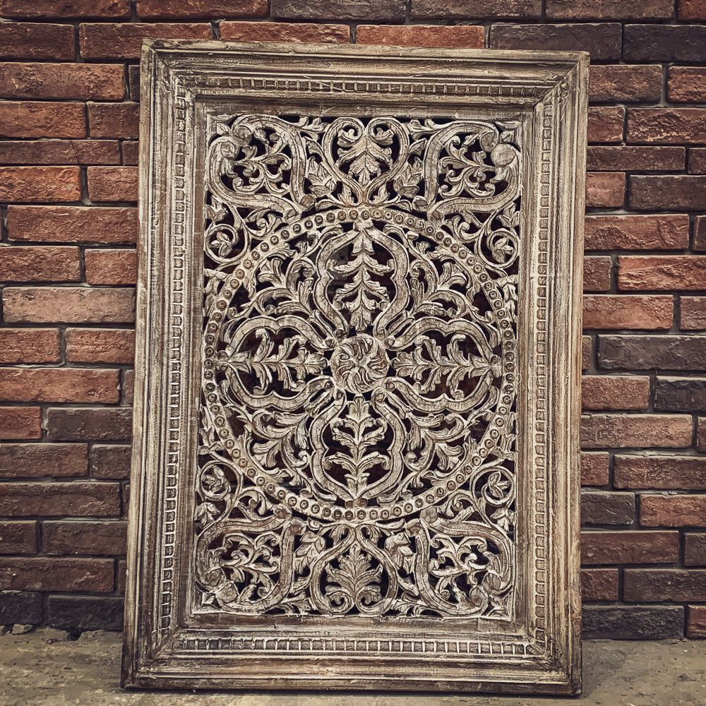 Carved Panel Floral | Lucky Furniture & Handicrafts.
