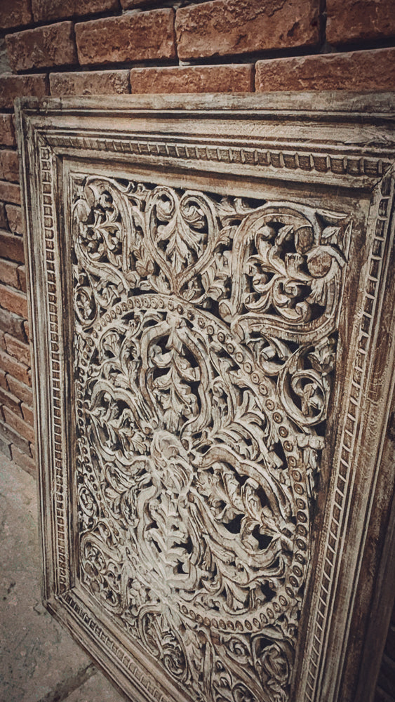 Carved Panel Floral | Lucky Furniture & Handicrafts.