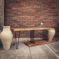 Industrial Minimalist bench | Lucky Furniture & Handicrafts.