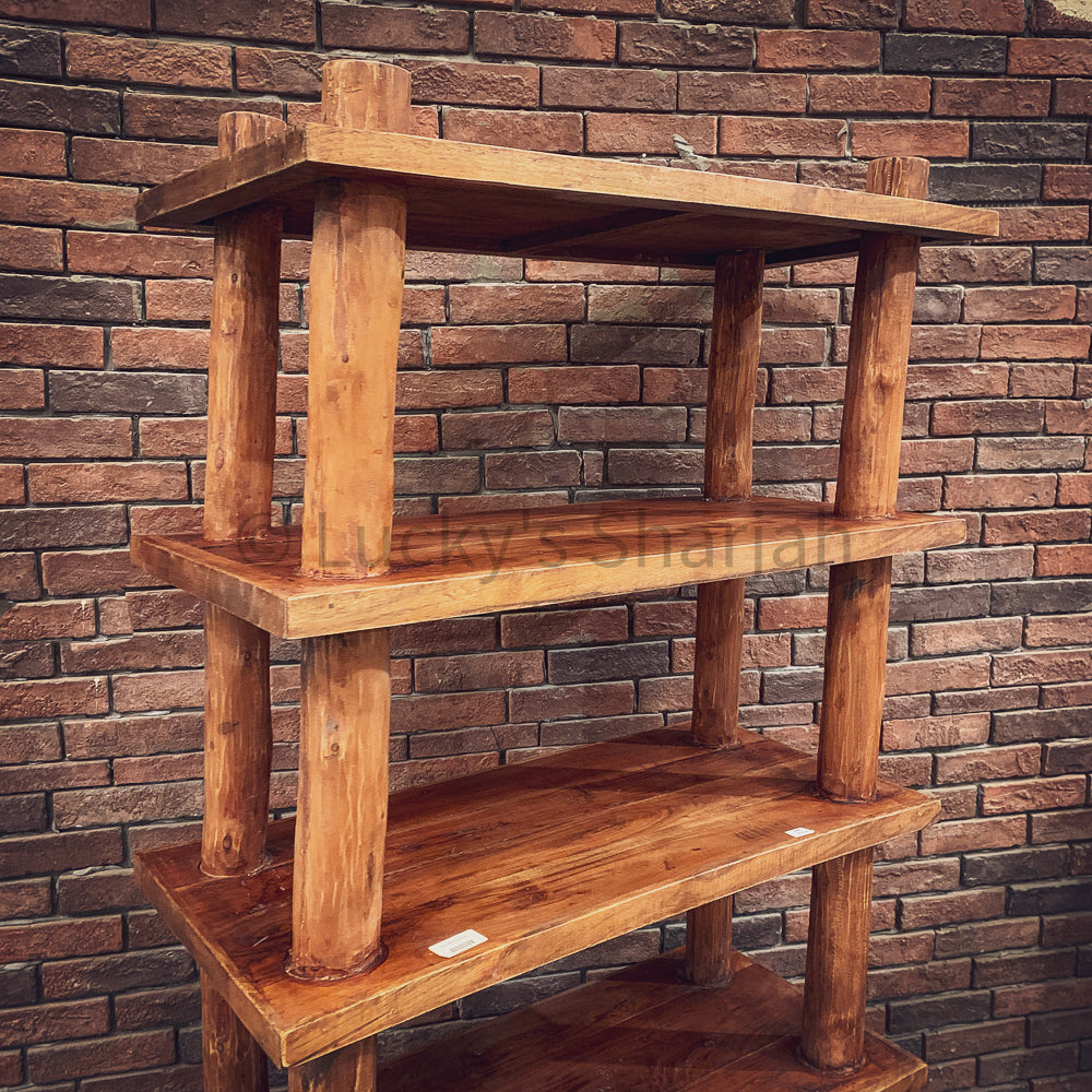Bamboo Log Bookshelf | Lucky Furniture & Handicrafts.