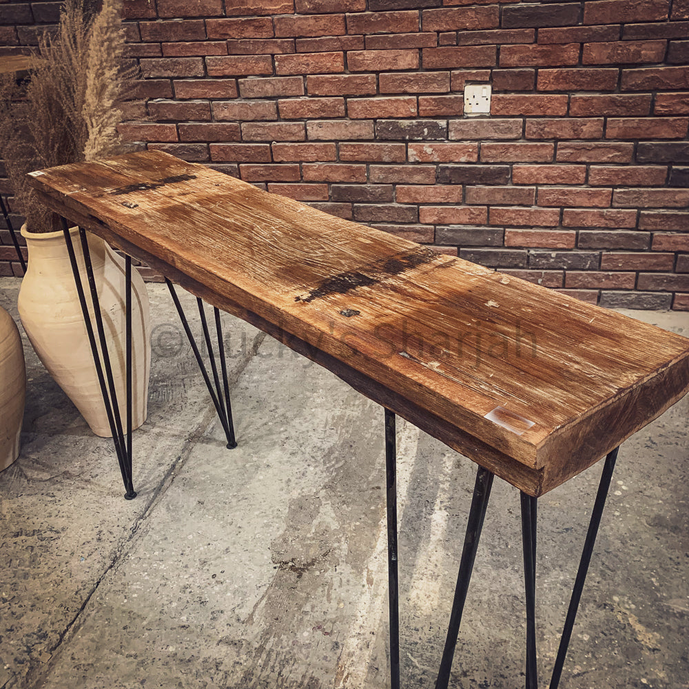 Minimalist Teak Console | Lucky Furniture & Handicrafts.