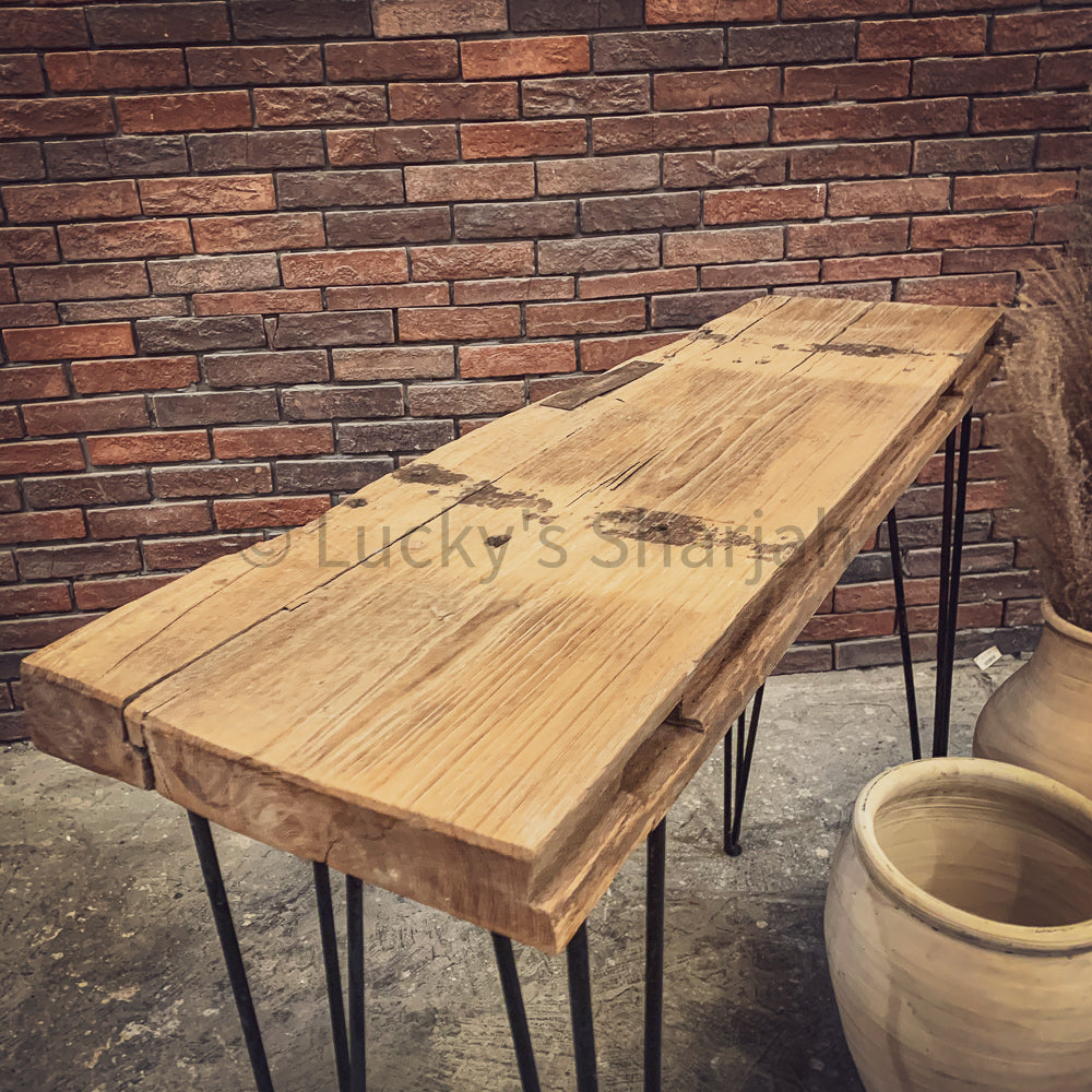 Minimalist Teak Console | Lucky Furniture & Handicrafts.