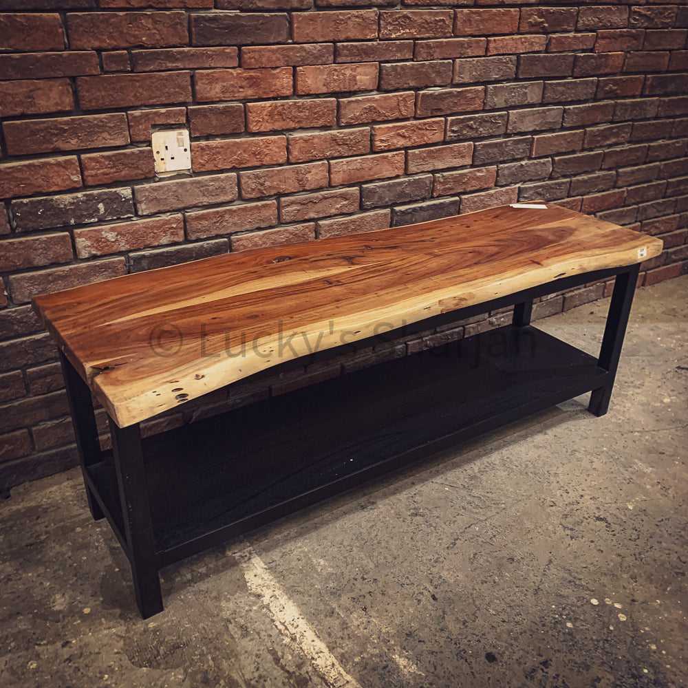 Live edge Minimalist TV stand | Lucky Furniture & Handicrafts.