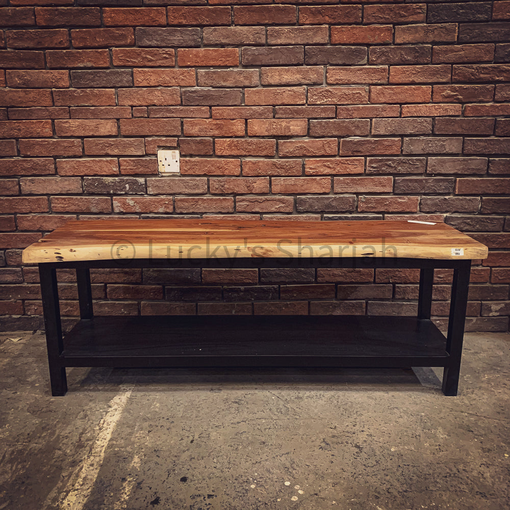 Live edge Minimalist TV stand | Lucky Furniture & Handicrafts.