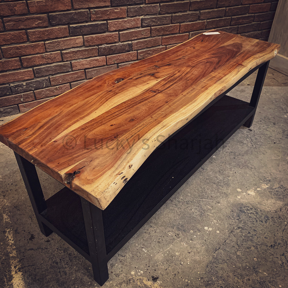 Live edge Minimalist TV stand | Lucky Furniture & Handicrafts.