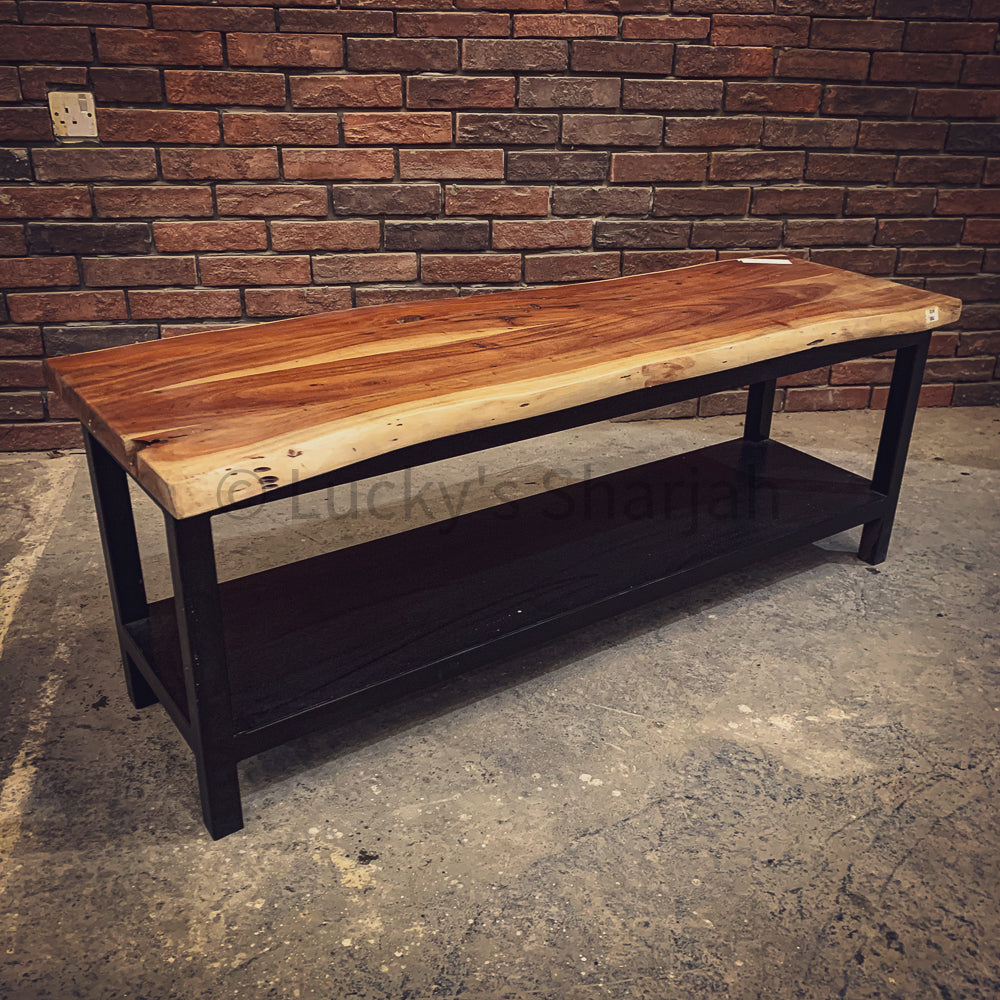 Live edge Minimalist TV stand | Lucky Furniture & Handicrafts.