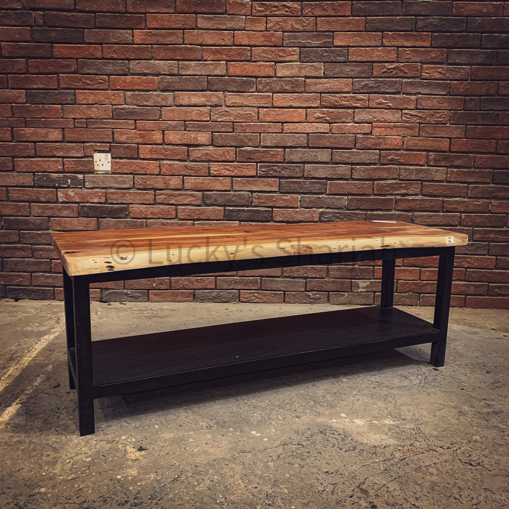 Live edge Minimalist TV stand | Lucky Furniture & Handicrafts.