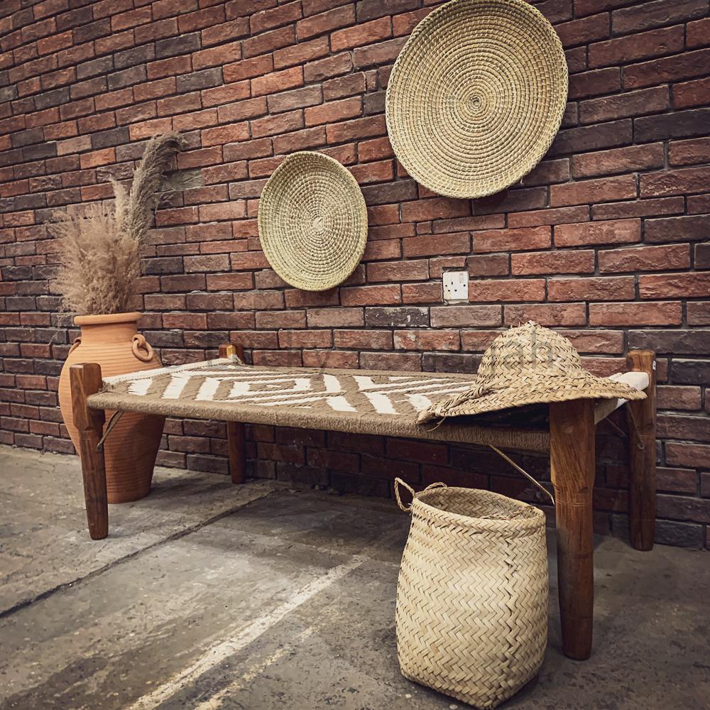 Multicolor Charpie Bench | Lucky Furniture & Handicrafts.