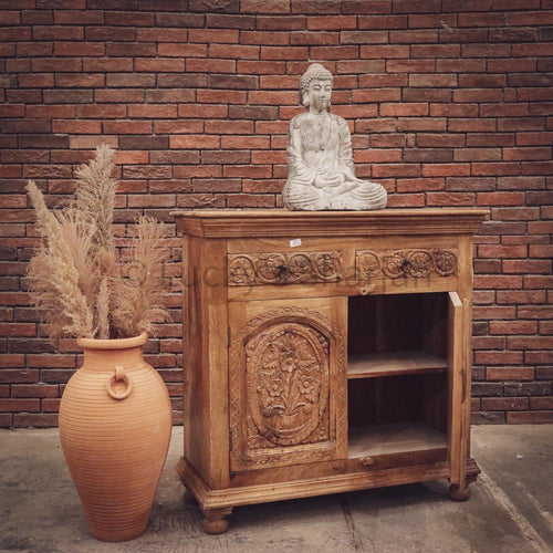2 Draw Carved Sideboard | Lucky Furniture & Handicrafts.