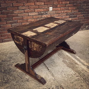 Recycled barrel table box | Lucky Furniture & Handicrafts.