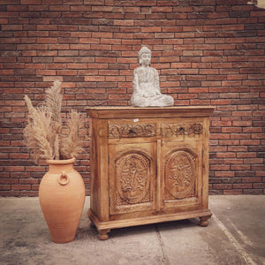 2 Draw Carved Sideboard | Lucky Furniture & Handicrafts.