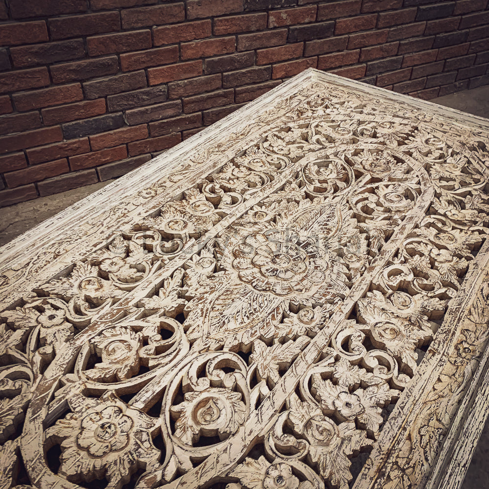 Carved panel coffee table | Lucky Furniture & Handicrafts.