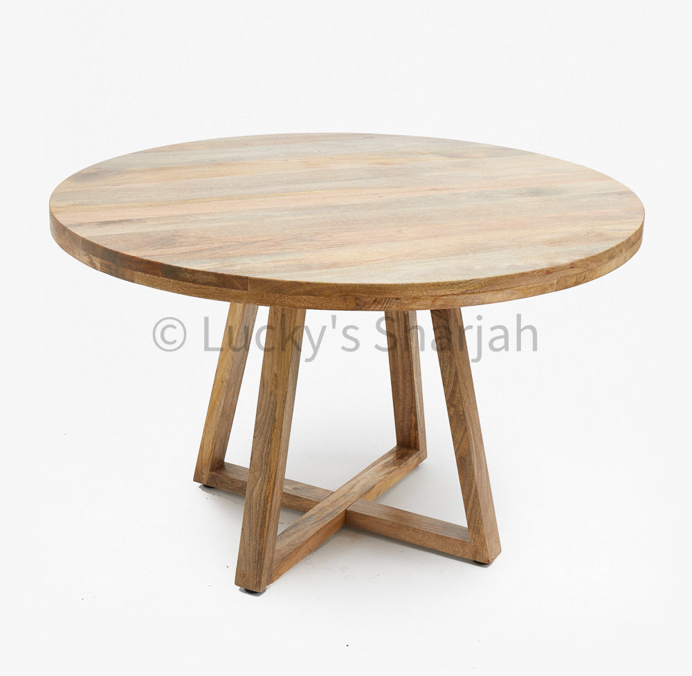 Wooden Legs Mango wood table | Lucky Furniture & Handicrafts.