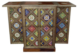 Mosaic Tile Folding Bar | Lucky Furniture & Handicrafts.