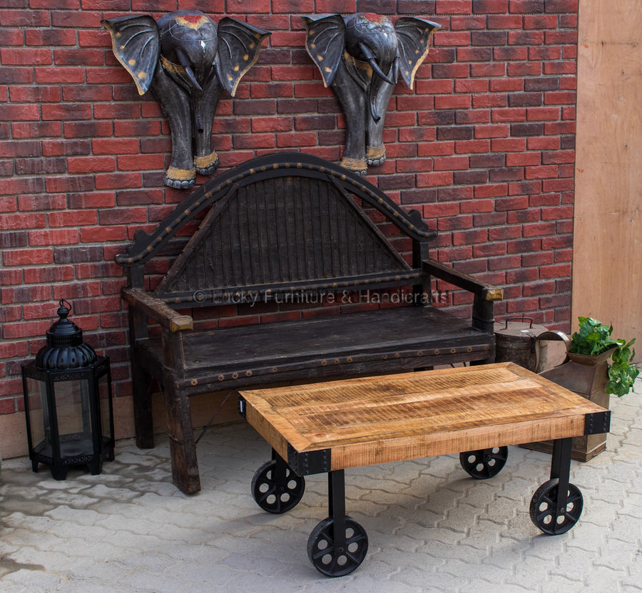 Ox Cart Bench | Lucky Furniture & Handicrafts.