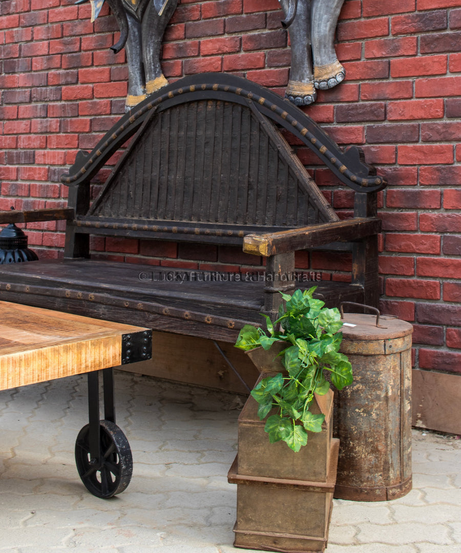 Ox Cart Bench | Lucky Furniture & Handicrafts.